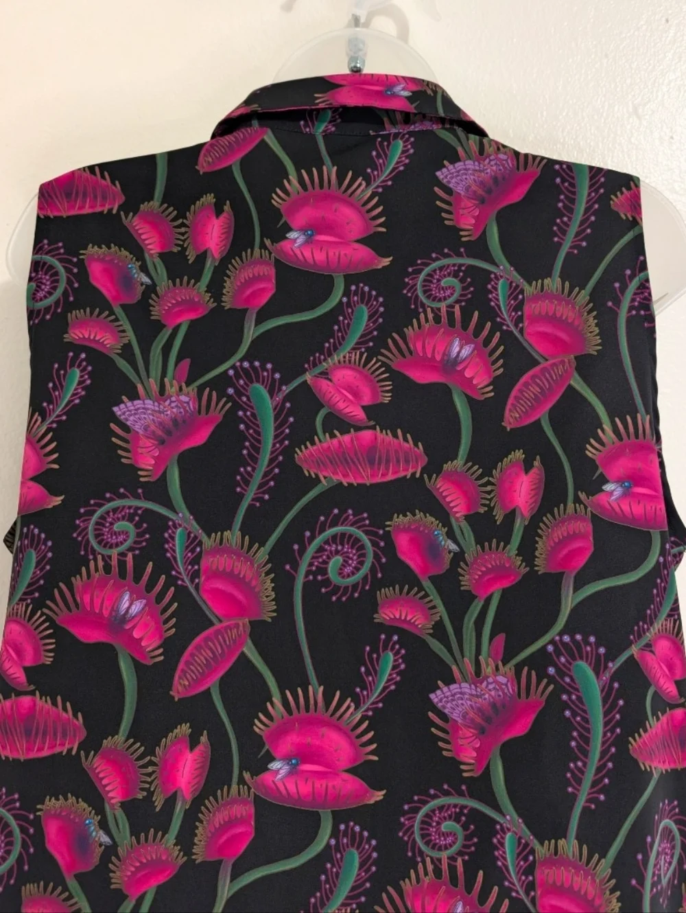 Blackmilk Venus Fly Trap Dark Academia Whimisgoth Witchy Edgy Botanical Top M - Picture 8 of 11